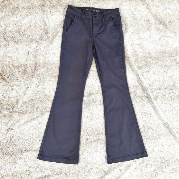 American Eagle Flare Leg Pants Authentic 90s - Picture 1 of 6